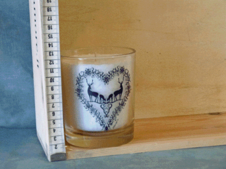 Windlicht Glas, Herz