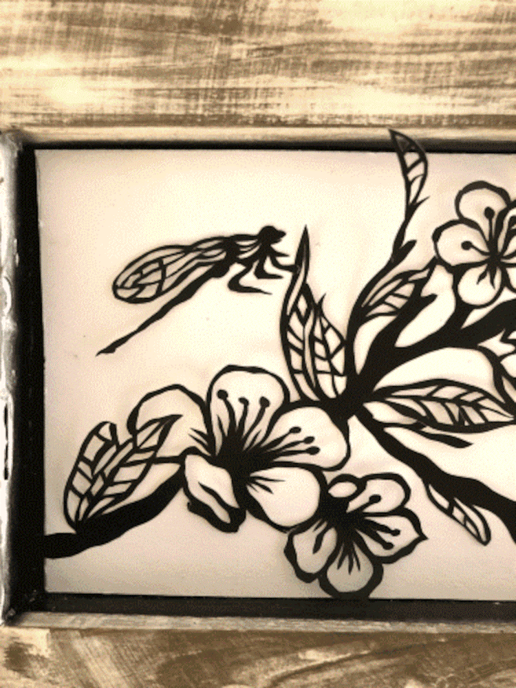 Scherenschnitt Schmetterlinge 3D