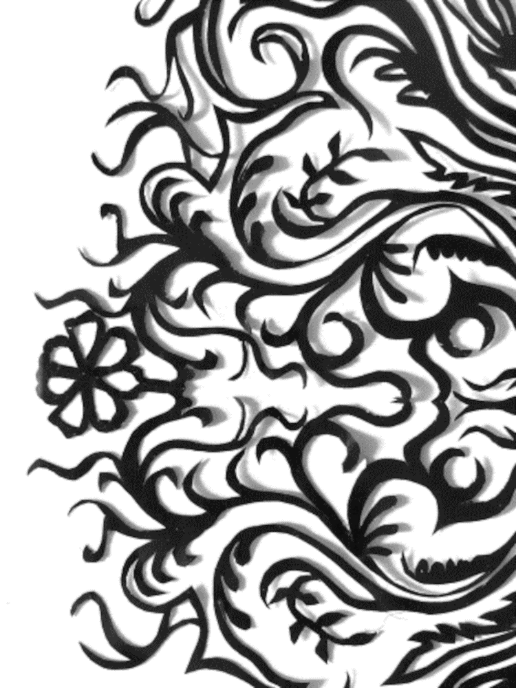 Scherenschnitt Blumenranken